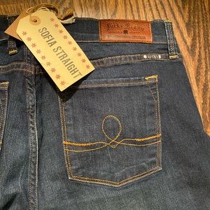 Lucky Brand Sofia Straight Leg Dark Wash Jeans